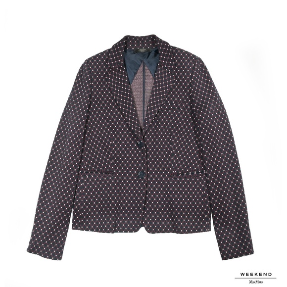 WEEKEND MAX MARA Single-Breasted Jersey Blazer - Picture 1 of 7